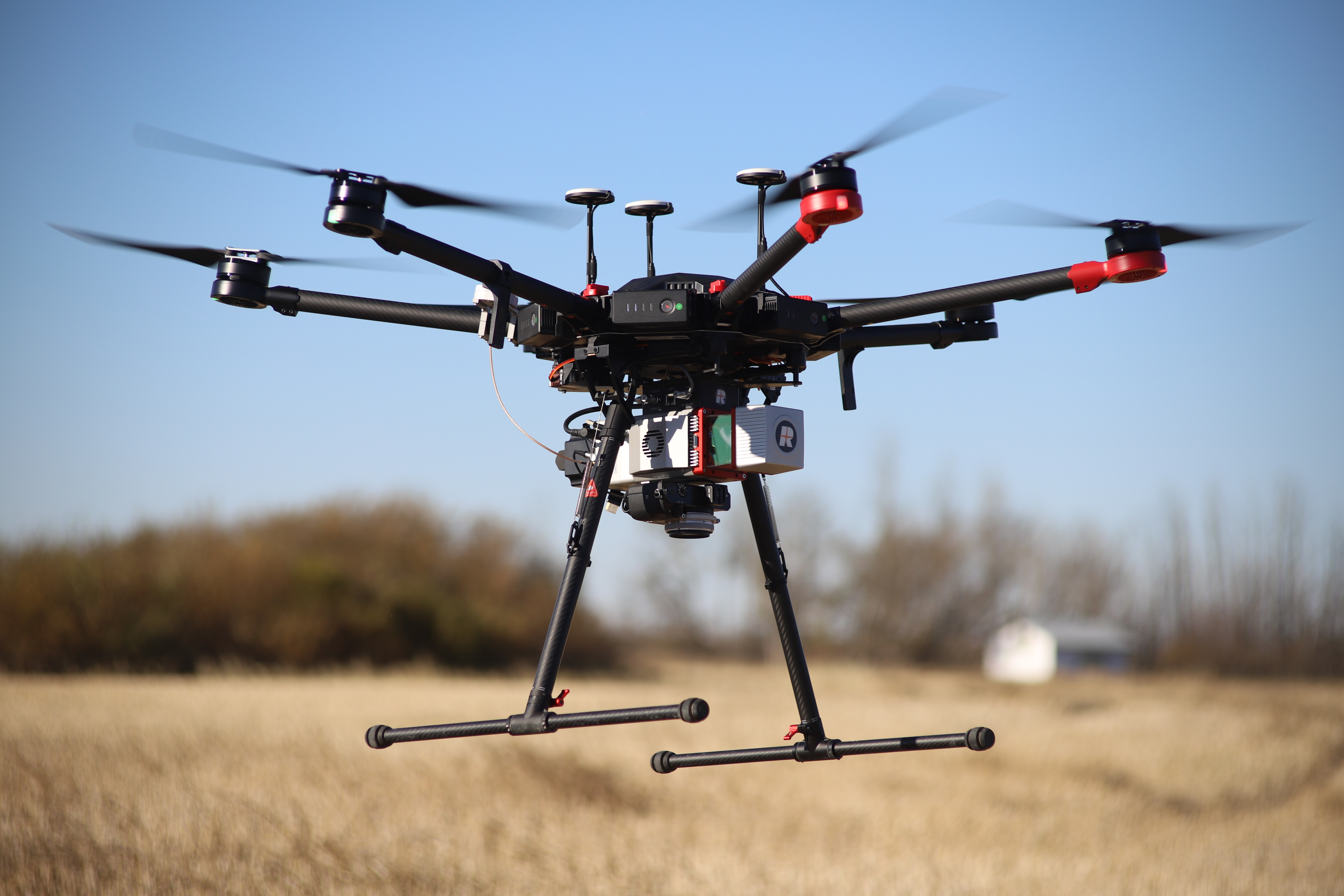 Drone in the field